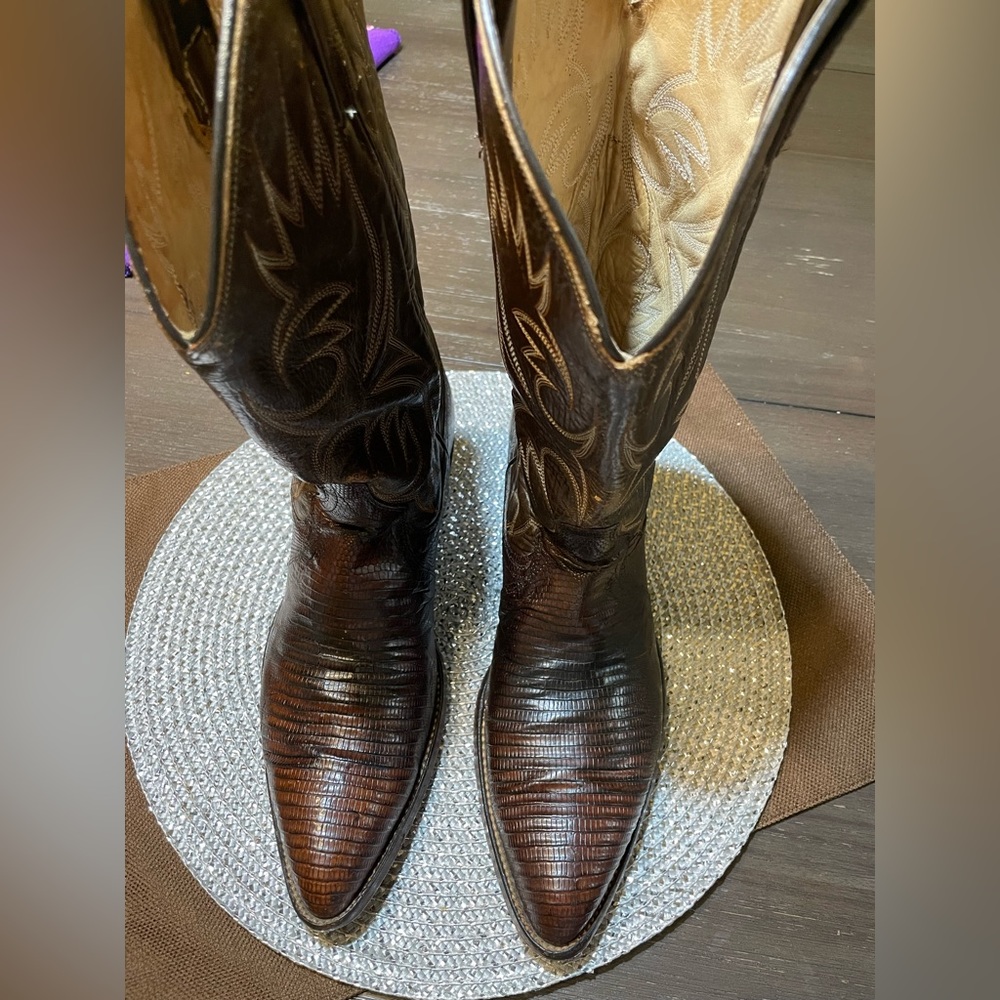 Dan Post Vintage Lizard Boots